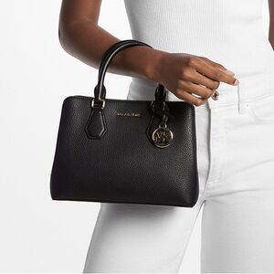 Michael Kors Black Camille Satchel Bag